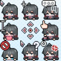 Yukino Yukinoshita (OreGairu) animated mouse cursor